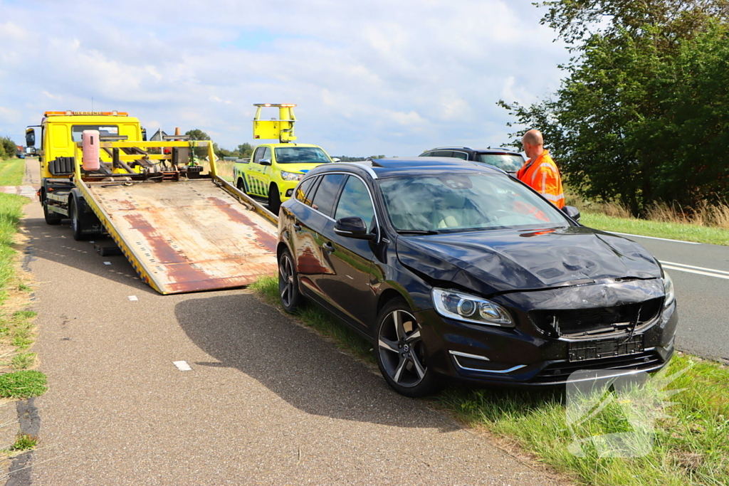 Kop-staartbotsing zonder slachtoffers
