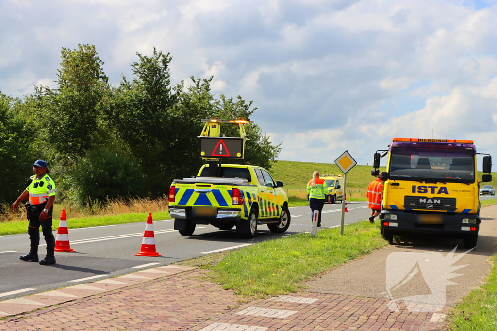Kop-staartbotsing zonder slachtoffers