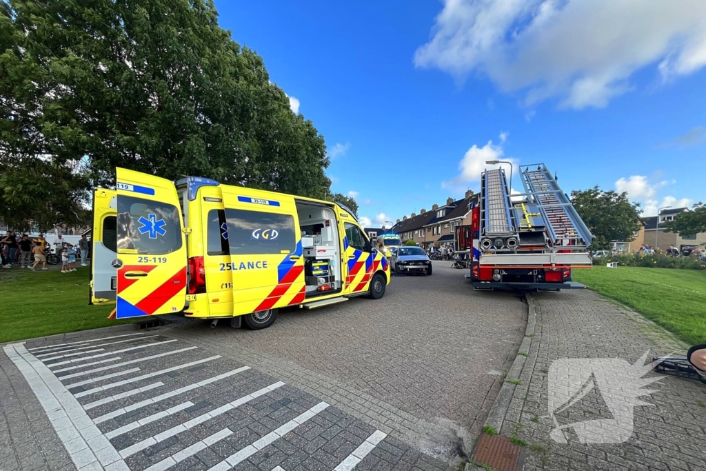 Brommerrijder zwaargewond bij aanrijding