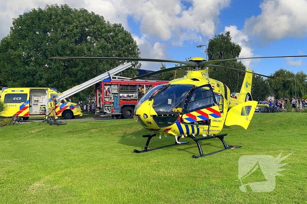 Brommerrijder zwaargewond bij aanrijding