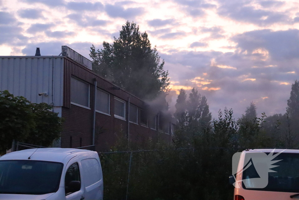 Brand veroorzaakt rookontwikkeling