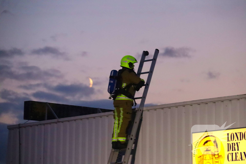 Brand veroorzaakt rookontwikkeling