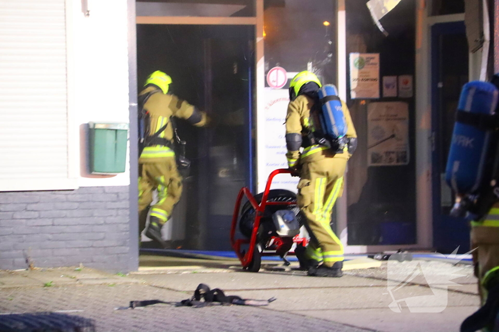 Brand veroorzaakt rookontwikkeling