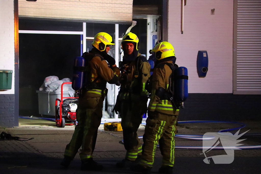 Brand veroorzaakt rookontwikkeling