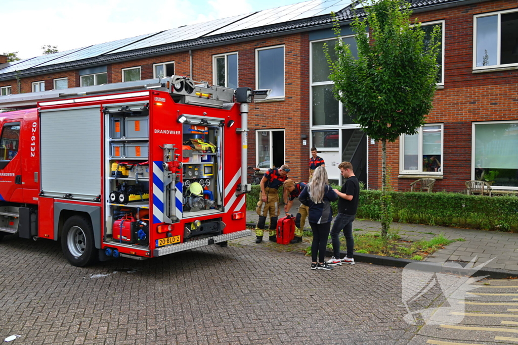 Brand in brievenbus portiekflat