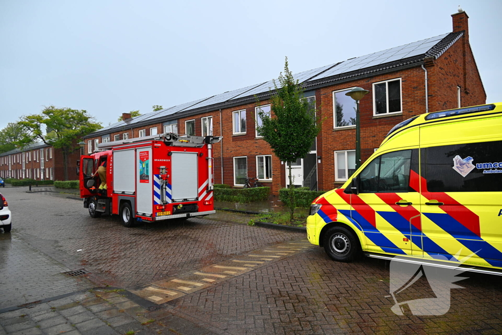 Brand in brievenbus portiekflat