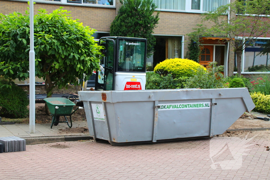 Graafmachine veroorzaakt gaslek