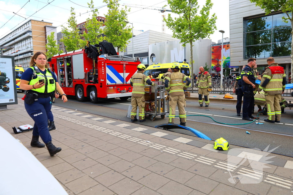 Persoon gewond na ongeval met tram