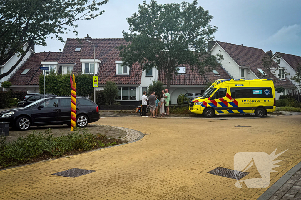 Postbezorger gewond na val