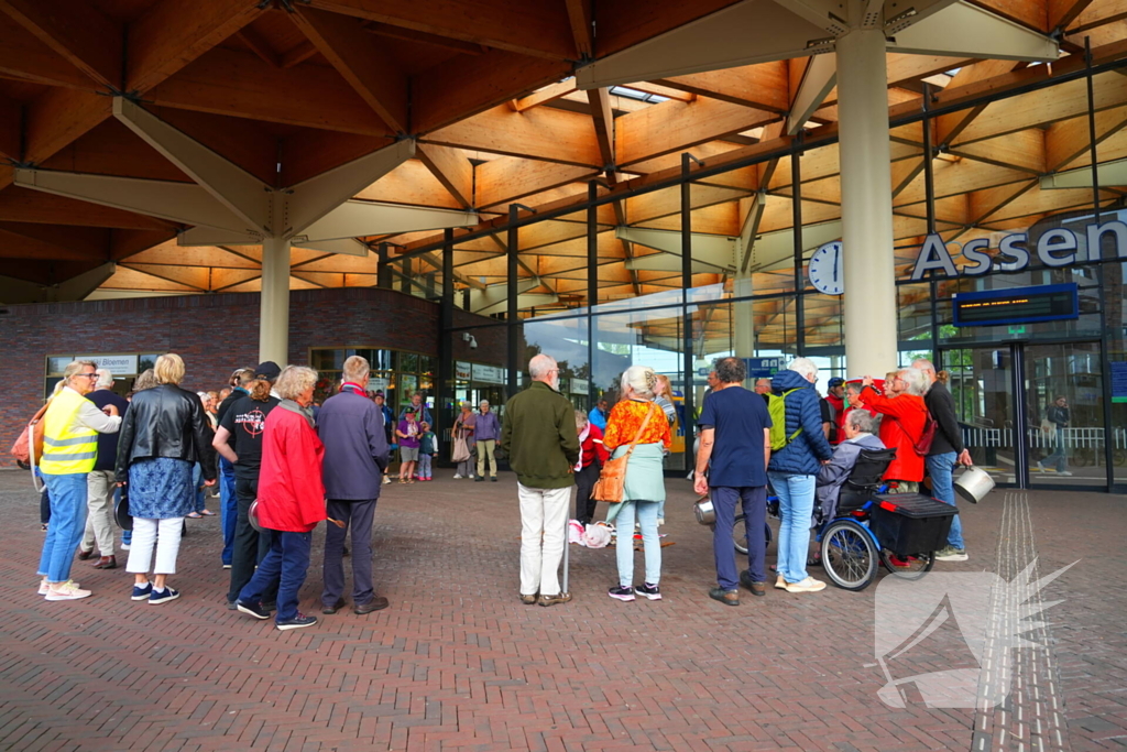 Protest tegen hongersnood trekt aandacht