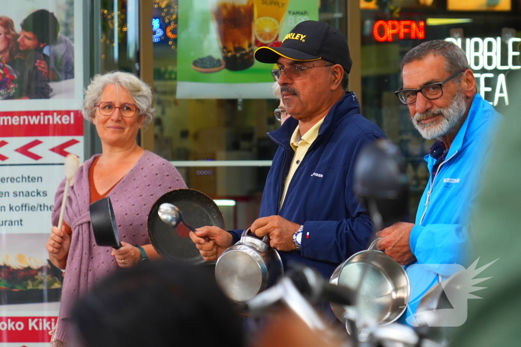 Protest tegen hongersnood trekt aandacht