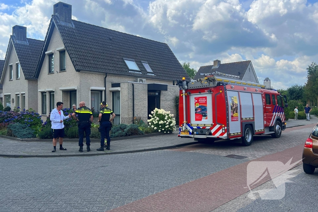 Wasdroger in brand, niemand gewond