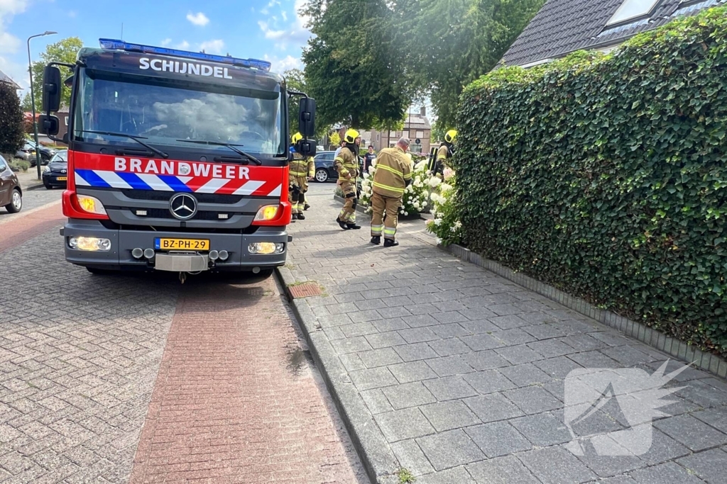 Wasdroger in brand, niemand gewond