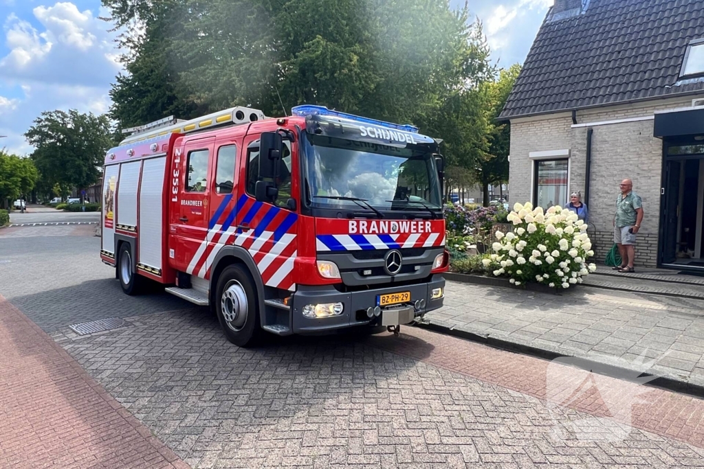 Wasdroger in brand, niemand gewond