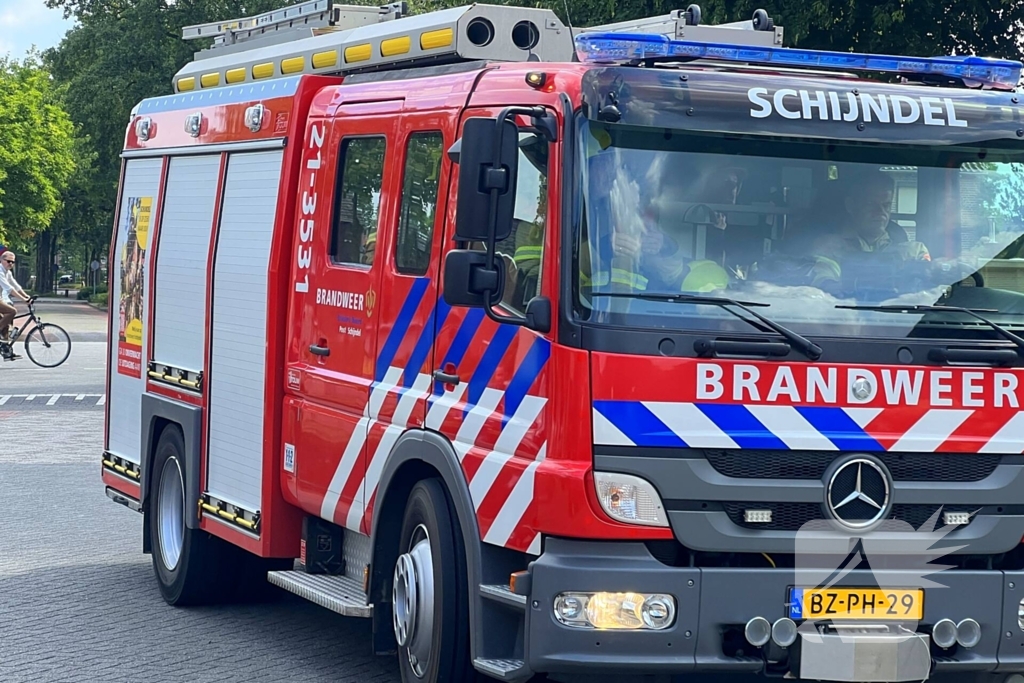 Wasdroger in brand, niemand gewond