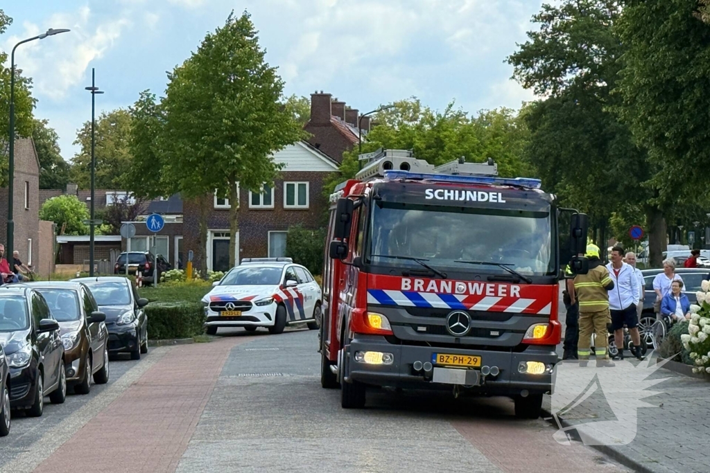 Wasdroger in brand, niemand gewond