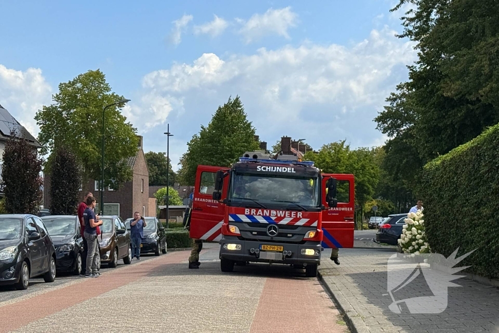 Wasdroger in brand, niemand gewond