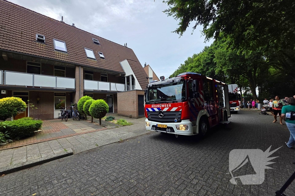 Woningbrand snel geblust