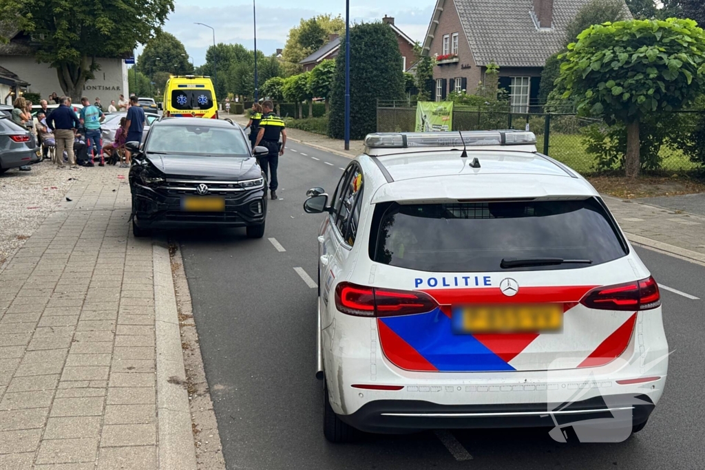 forse aanrijding met meerdere voertuigen