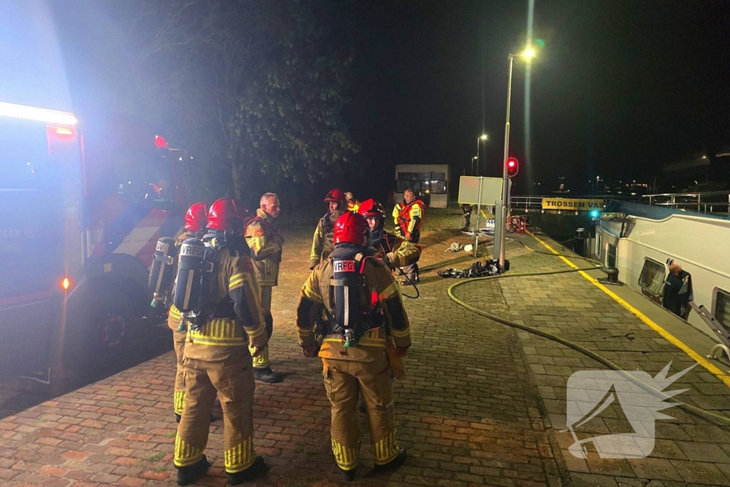 Snelle reactie op brand in machinekamer