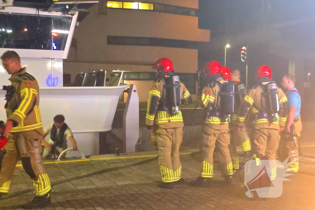 Snelle reactie op brand in machinekamer
