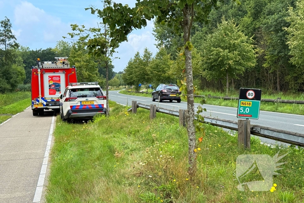 Buitenbrand door snoeiafval snel geblust