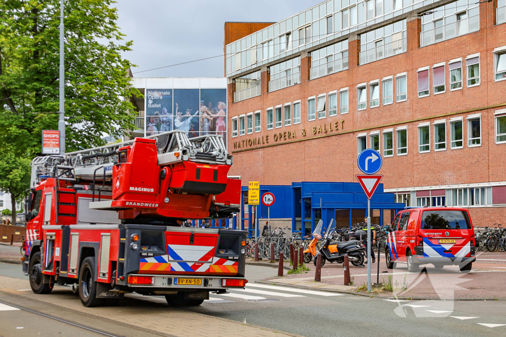 Brand in muziektheater leidt tot ontruiming