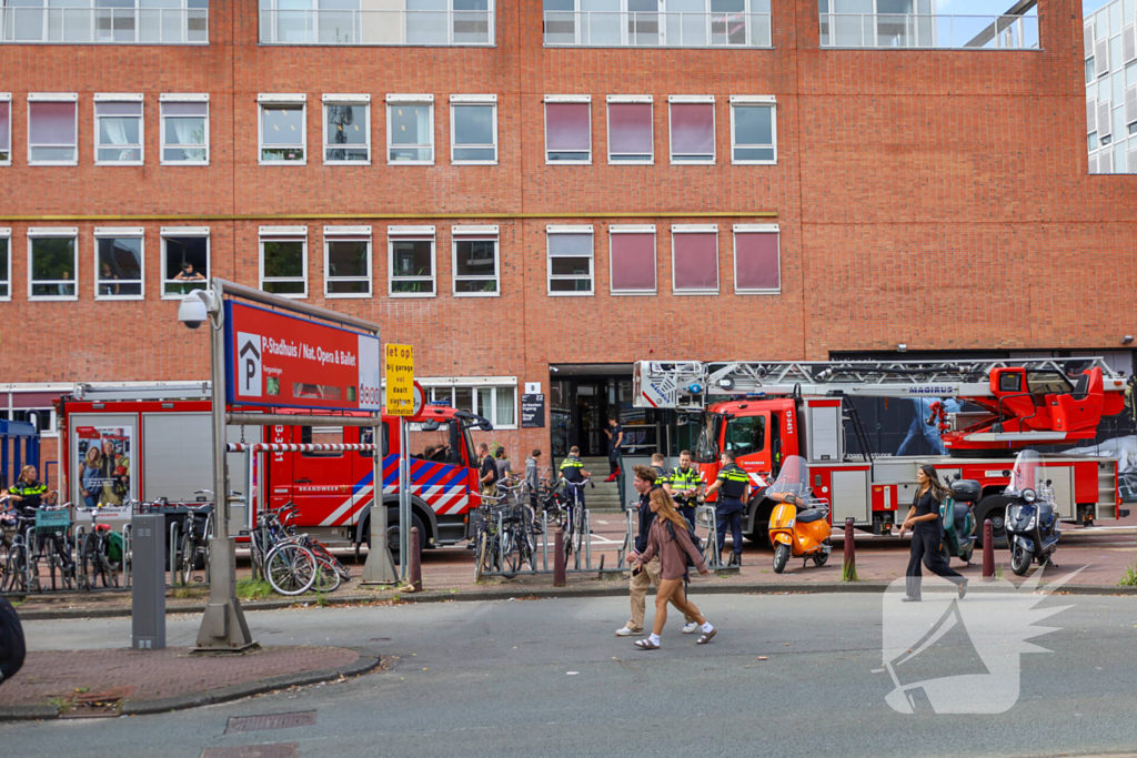 Brand in muziektheater leidt tot ontruiming