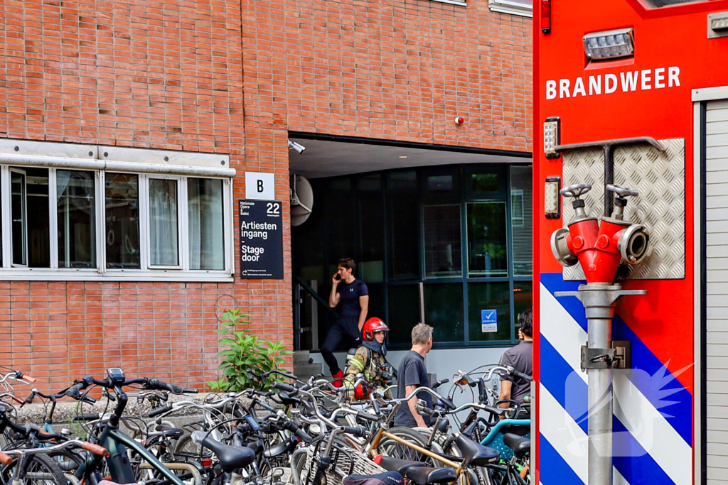 Brand in muziektheater leidt tot ontruiming