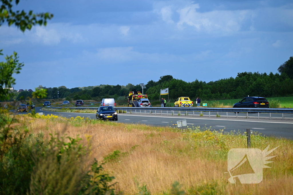 Geen brand bij ongeval maar wel schade