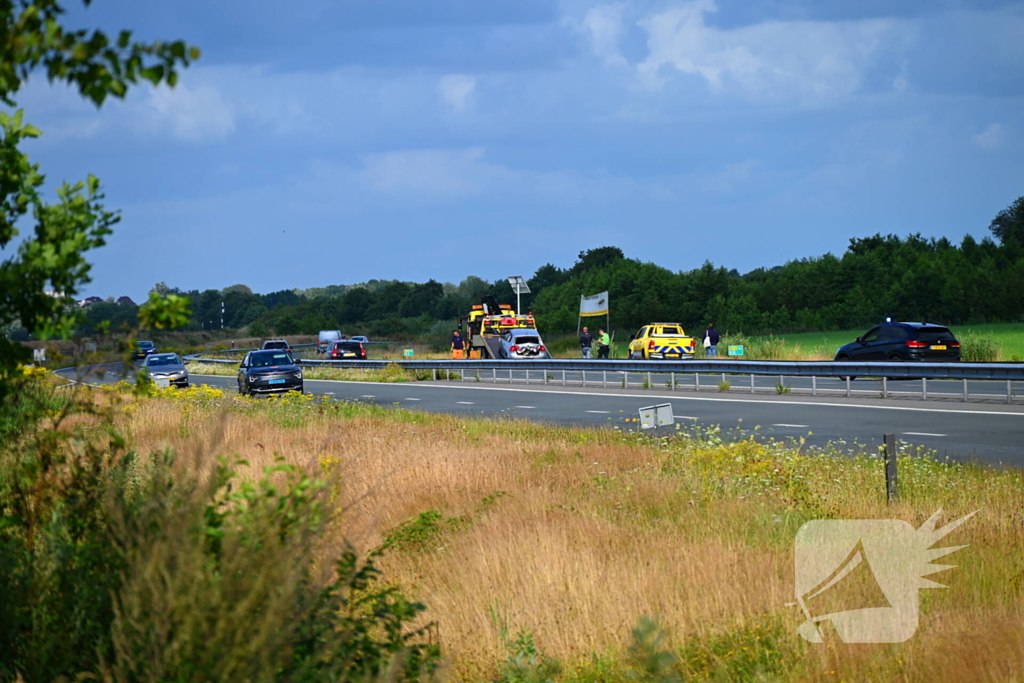 Geen brand bij ongeval maar wel schade