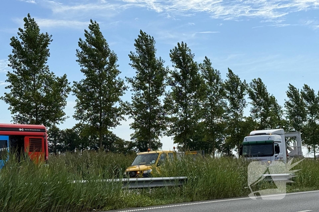 Stadsbus komt stil te liggen door lege accu