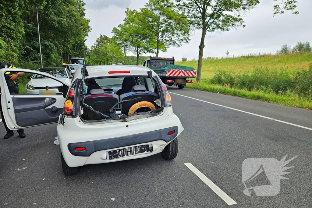 Politie onderzoekt kop-staartbotsing