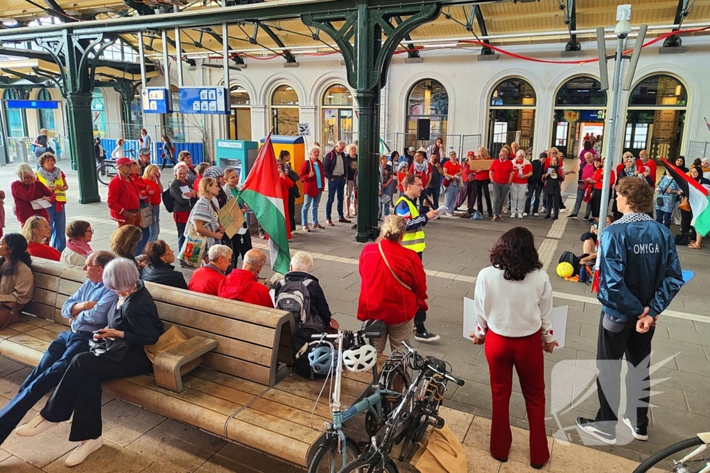 Demonstranten eisen aandacht voor Palestina