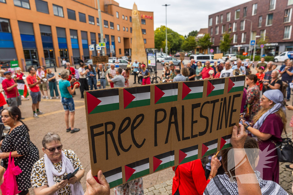 Protest klinkt luid voor Gaza