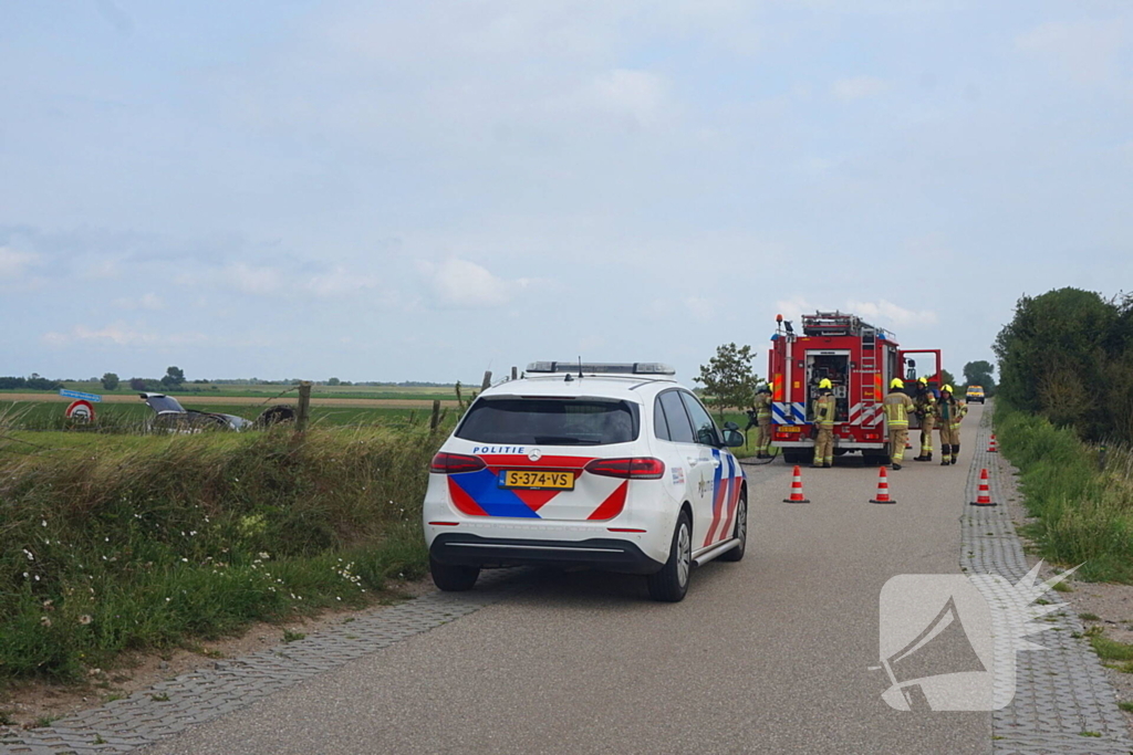 Geslaagde blusactie bij autobrand