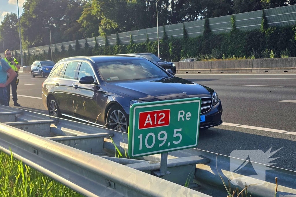 Gevluchte bestuurder na botsing op snelweg door politiehelikopter gevonden
