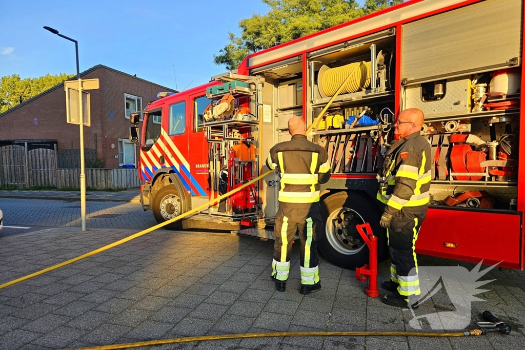 Brandweerinzet om vuur te bestrijden