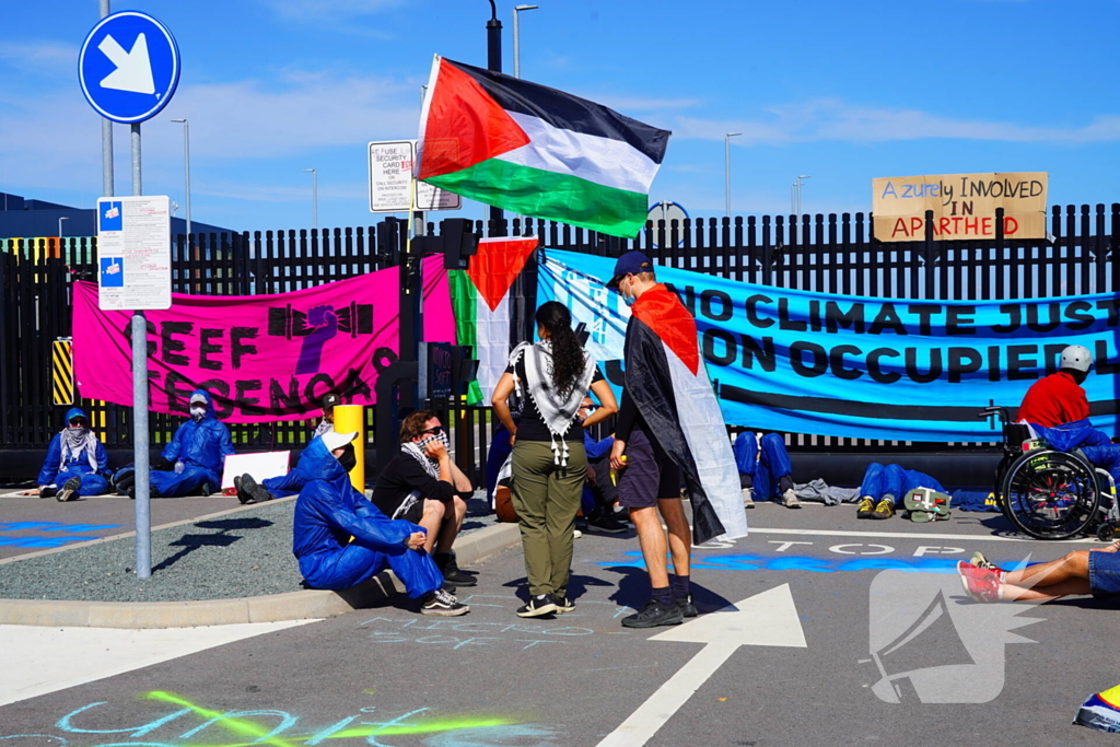 Datacenter geblokkeerd door demonstranten