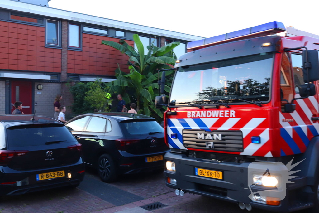 Veel rookontwikkeling bij woningbrand