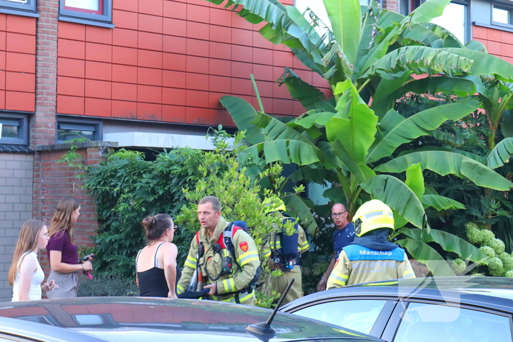 Veel rookontwikkeling bij woningbrand