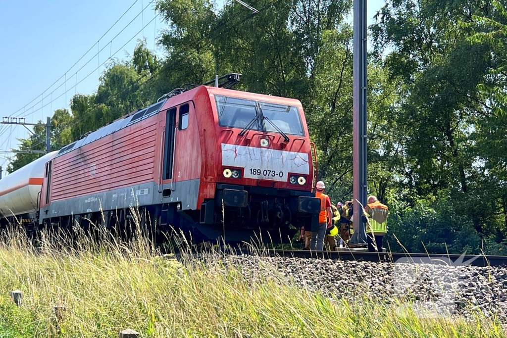 Treinverkeer stil door brand