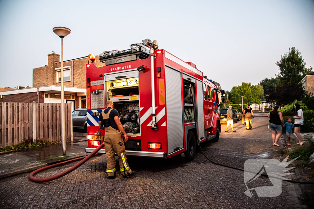Brand in compostbak snel onder controle