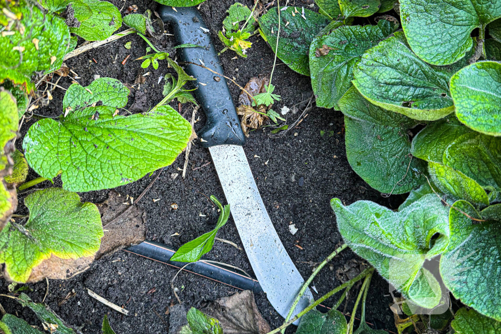 Groot slagersmes aangetroffen