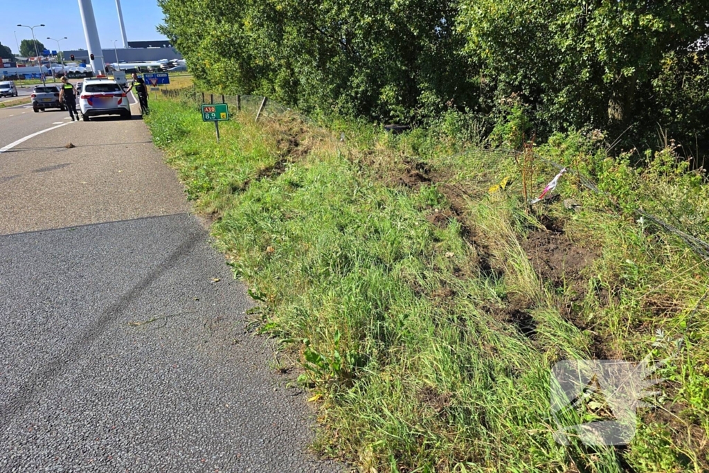 Automobilist gewond na ongeval met voertuig