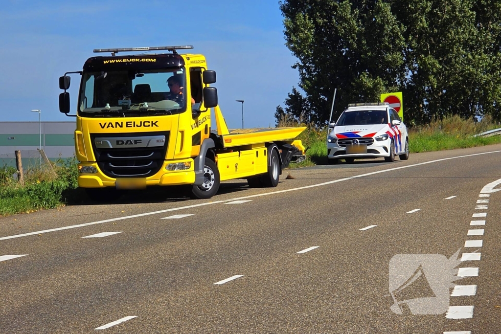 Automobilist gewond na ongeval met voertuig