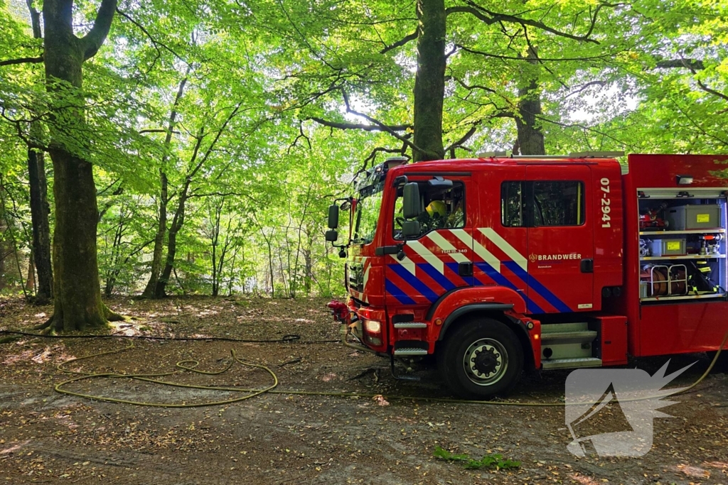 Brandweer snel in actie bij natuurbrand