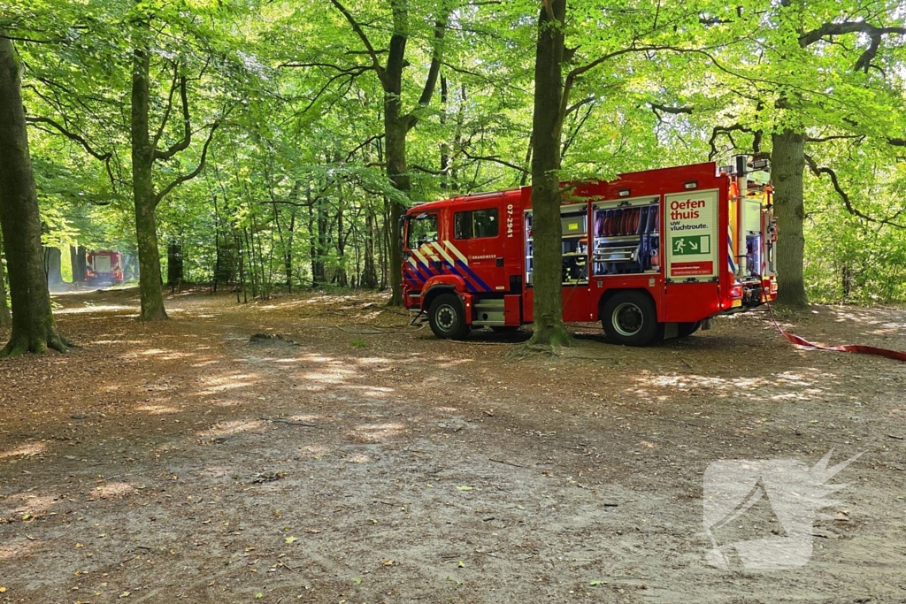 Brandweer snel in actie bij natuurbrand