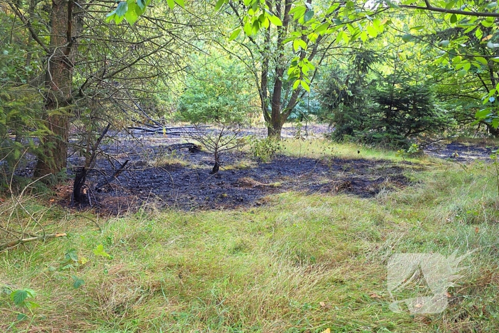 Brandweer snel in actie bij natuurbrand