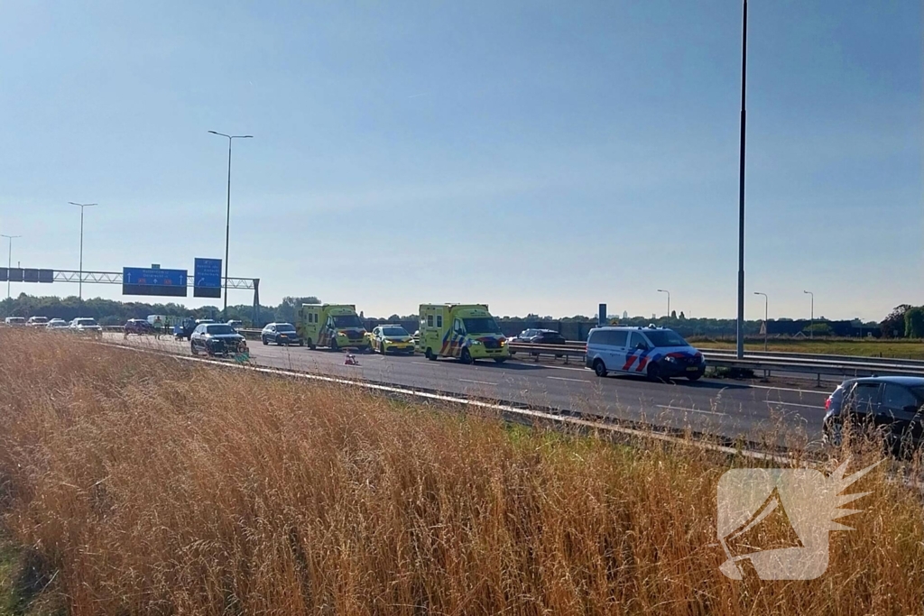 Verkeer ontregeld door ongeval